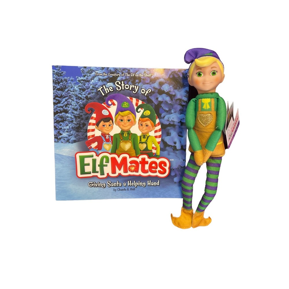 Brand New Elf Mates On The Shelf Toy Maker Christmas Doll & Book Set
